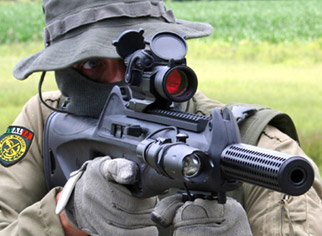 Beretta Carbine CX4 in action 2